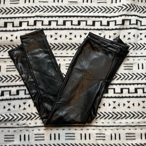 Ashley Mason Black Faux Leather Pants